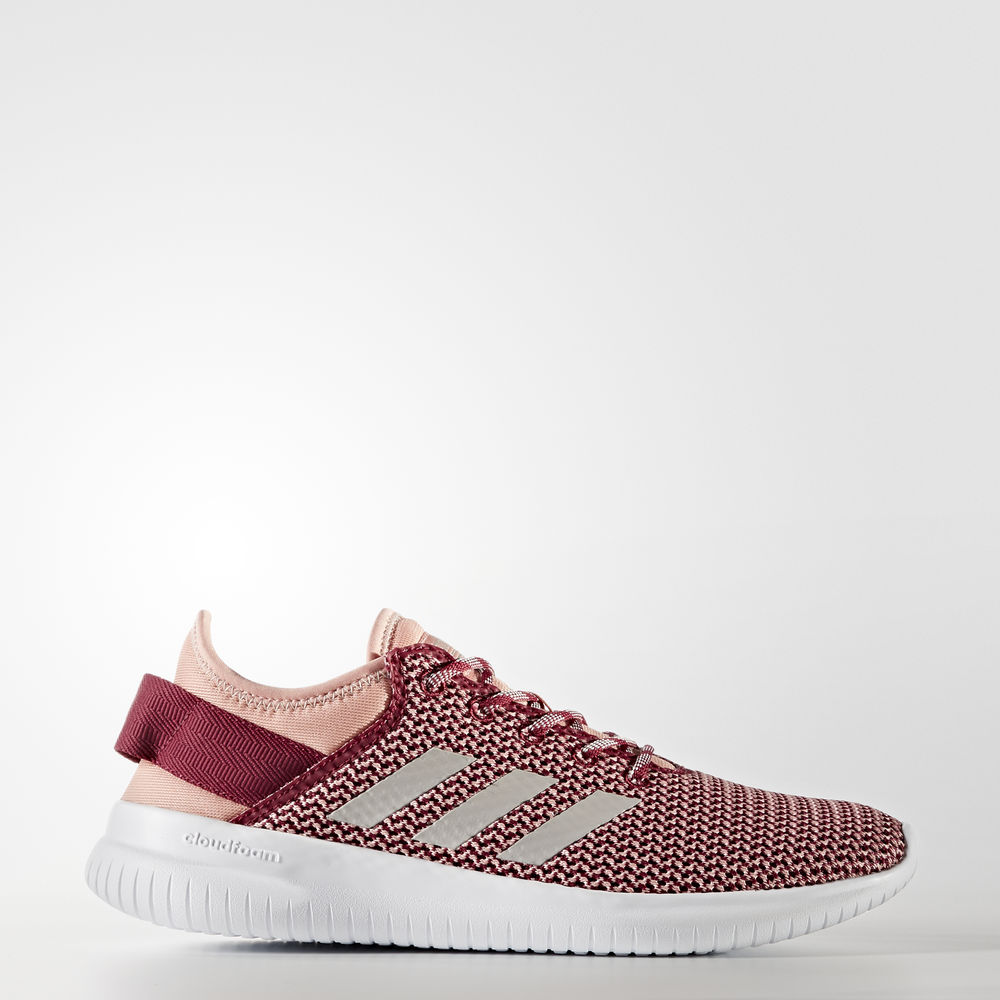 Adidas Cloudfoam Qt Flex - αθλητικα παπουτσια γυναικεια - Γκρι/Ροζ,Μέγεθος: EU 36 – 54 2/3 (357SIGLW